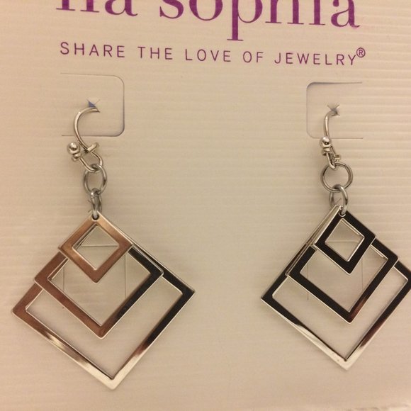 Bundle of New Lia Sophia Earrings and Pendant - Picture 3 of 4